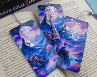 In My Fantasy Era Foiled Bookmark, Enemies to Lovers, Laminated Silver Bookmark, Book Lover Gift, Booktok, Fantasy bookmark