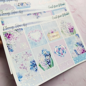 Fresh from Market Holographisch Foiled Sticker Kit, Dekorative Aufkleber, Funktionale Aufkleber, Planer Aufkleber, Journaling Aufkleber