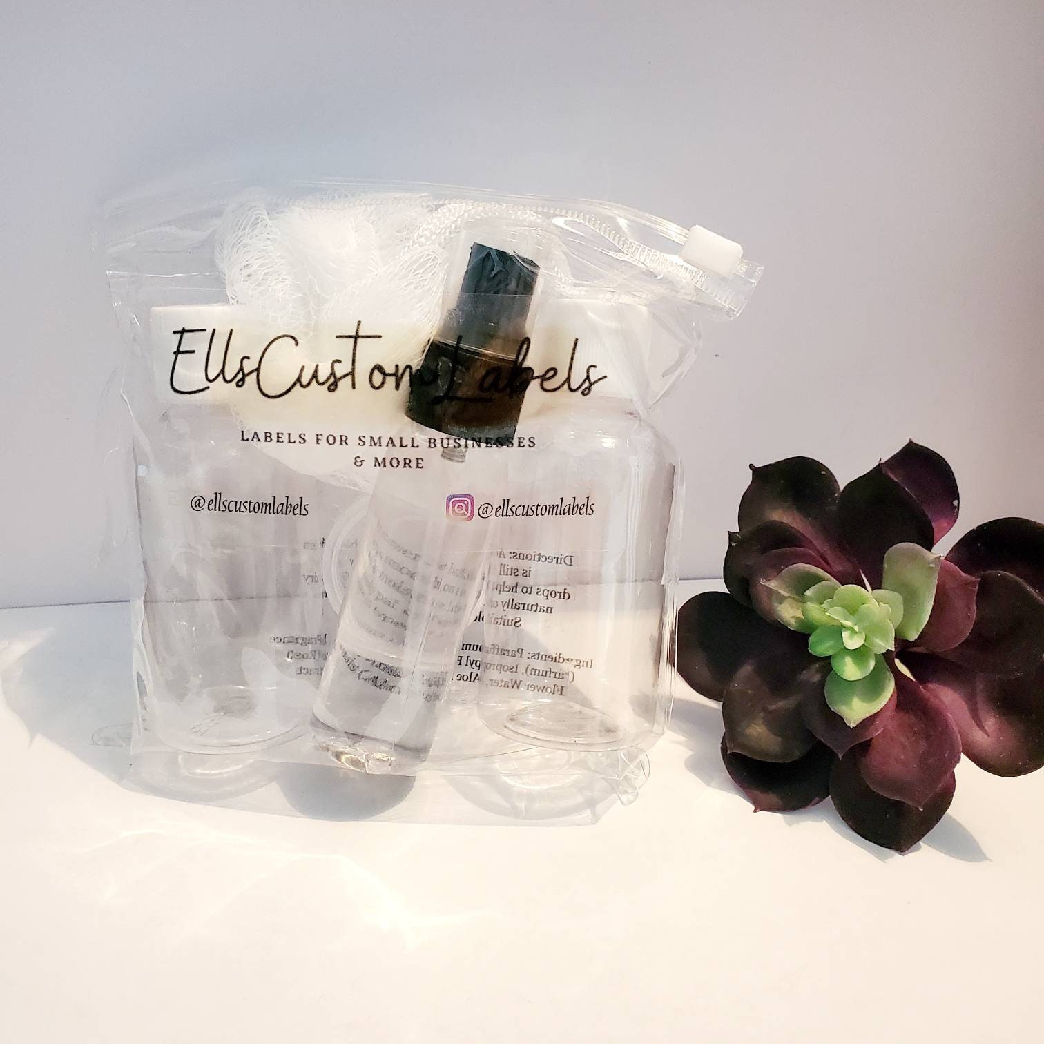 Prolong Instruction/ingredients Labels 20 Labelsmatte Clear Etsy