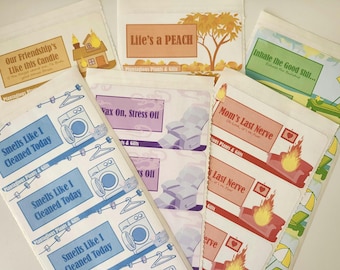 Ingredients-candle, food, cosmetics, baked good labels (20)-custom-matte clear or white-small business