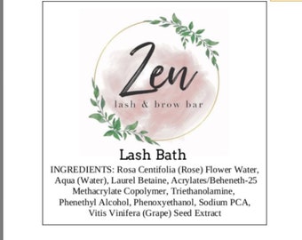 Custom Ingredient Labels - Matte White Stickers, Beauty Product (24)