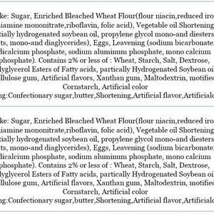 Food and beverage ingredient labels-Free Customization-30/60 matte clear or white custom ingredient labels-label/stickers for small business