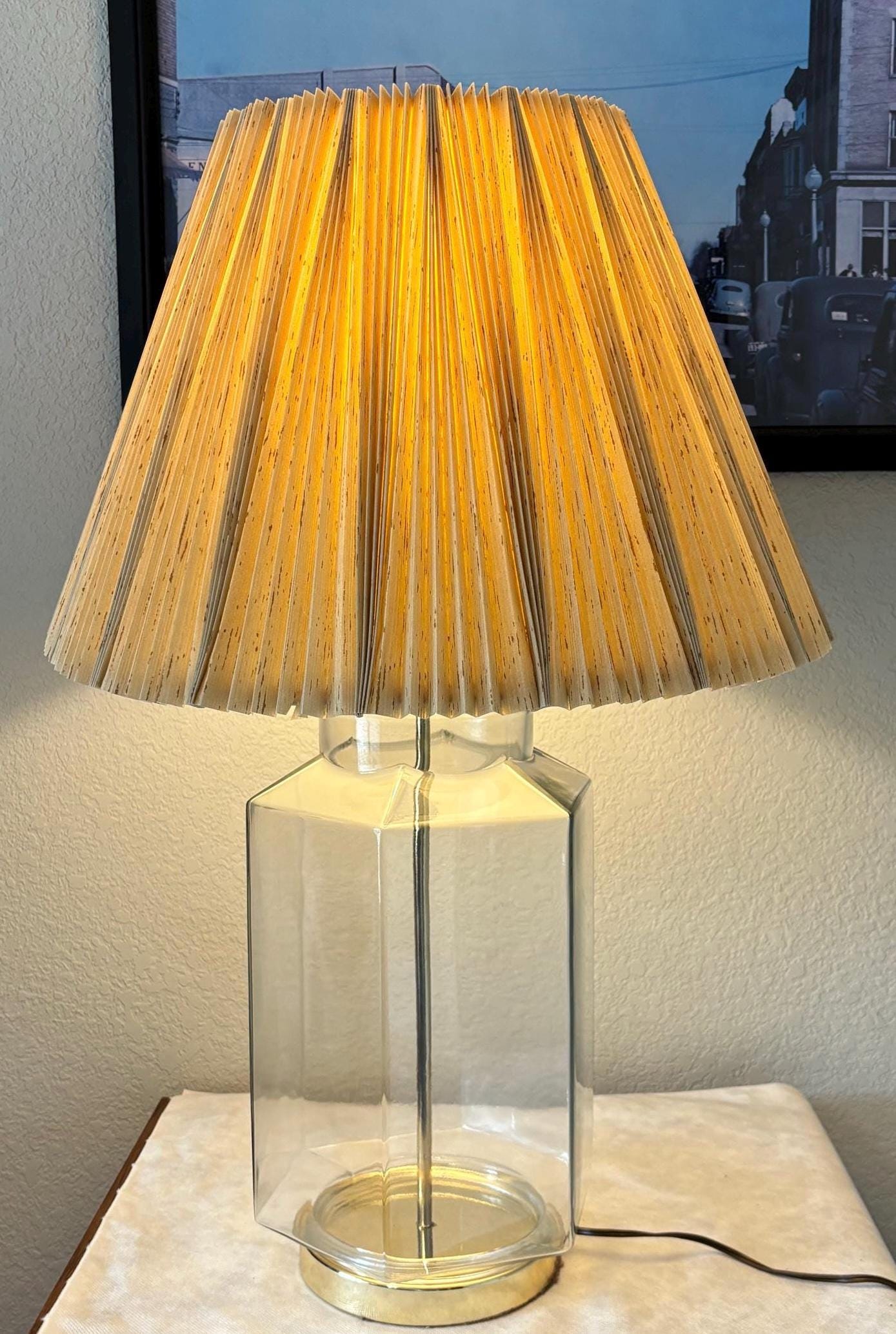 Leviton Glass Lamp - Etsy