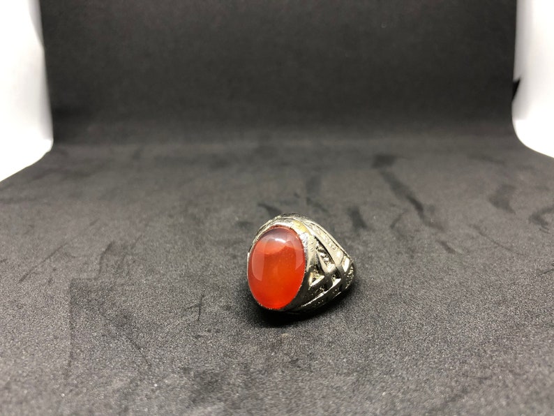 10 balinese style rings with natural gemstones