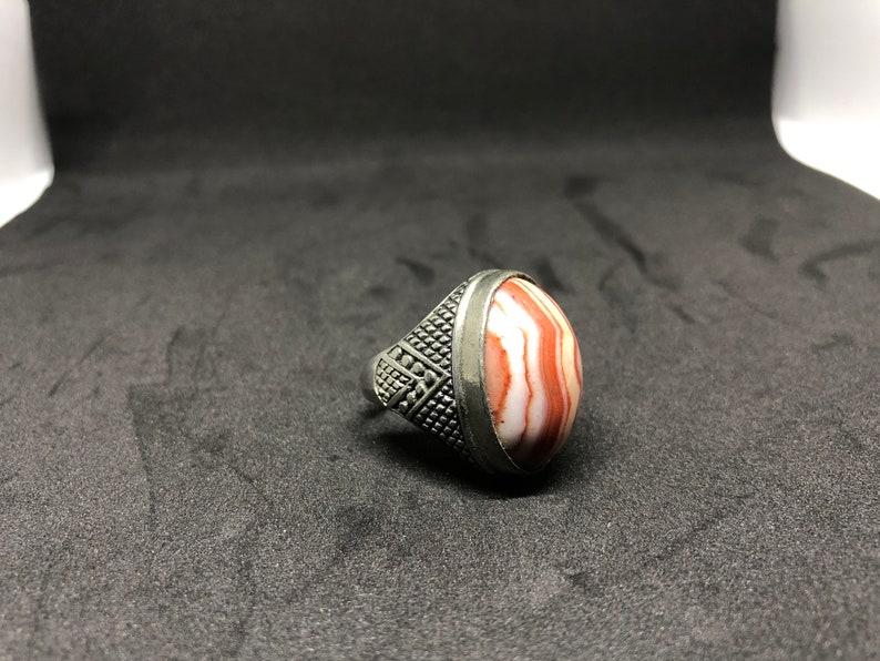 10 balinese style rings with natural gemstones