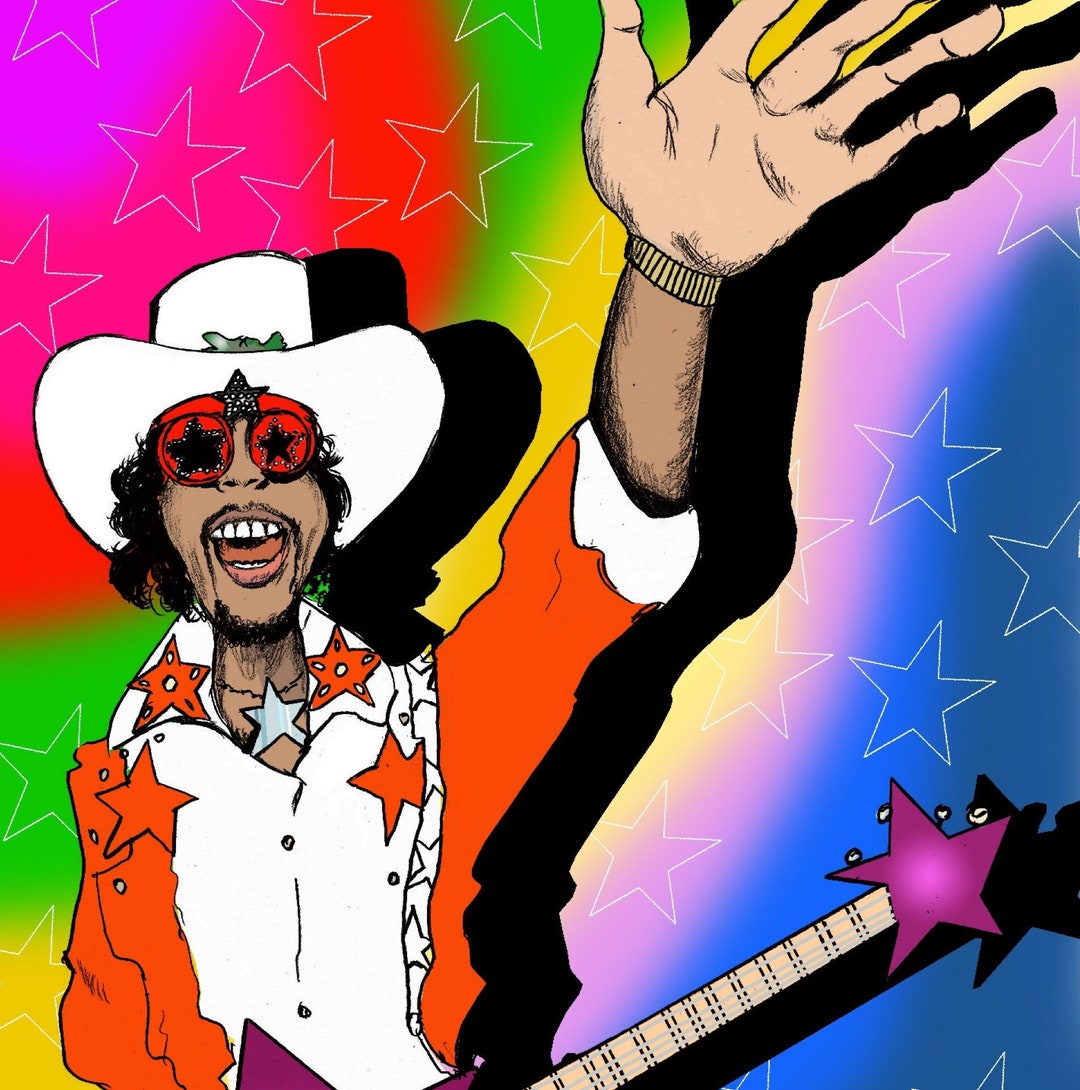Bootsy Collins Card Etsy