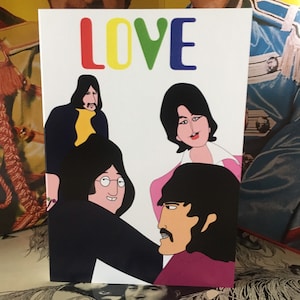 Cartão de amor dos Beatles