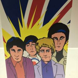 Carte de voeux « Pop Art » The Who