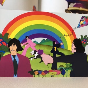 Tarjeta de los Beatles - Pepperland