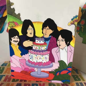 Beatles-verjaardagskaart