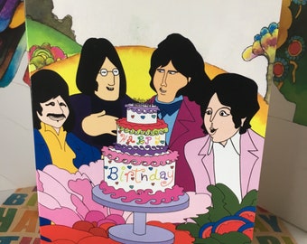 Beatles Birthday Card
