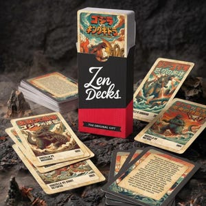 Kaiju Sammelkarten | 40 Karten Illustriertes Monster Lore Deck