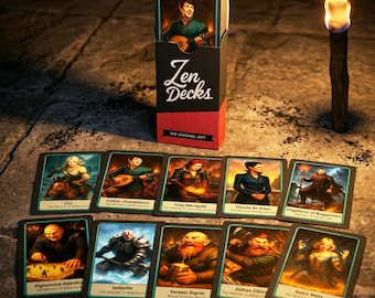 Cartes de collection The Witcher | Deck illustré de 40 cartes Monster Hunter
