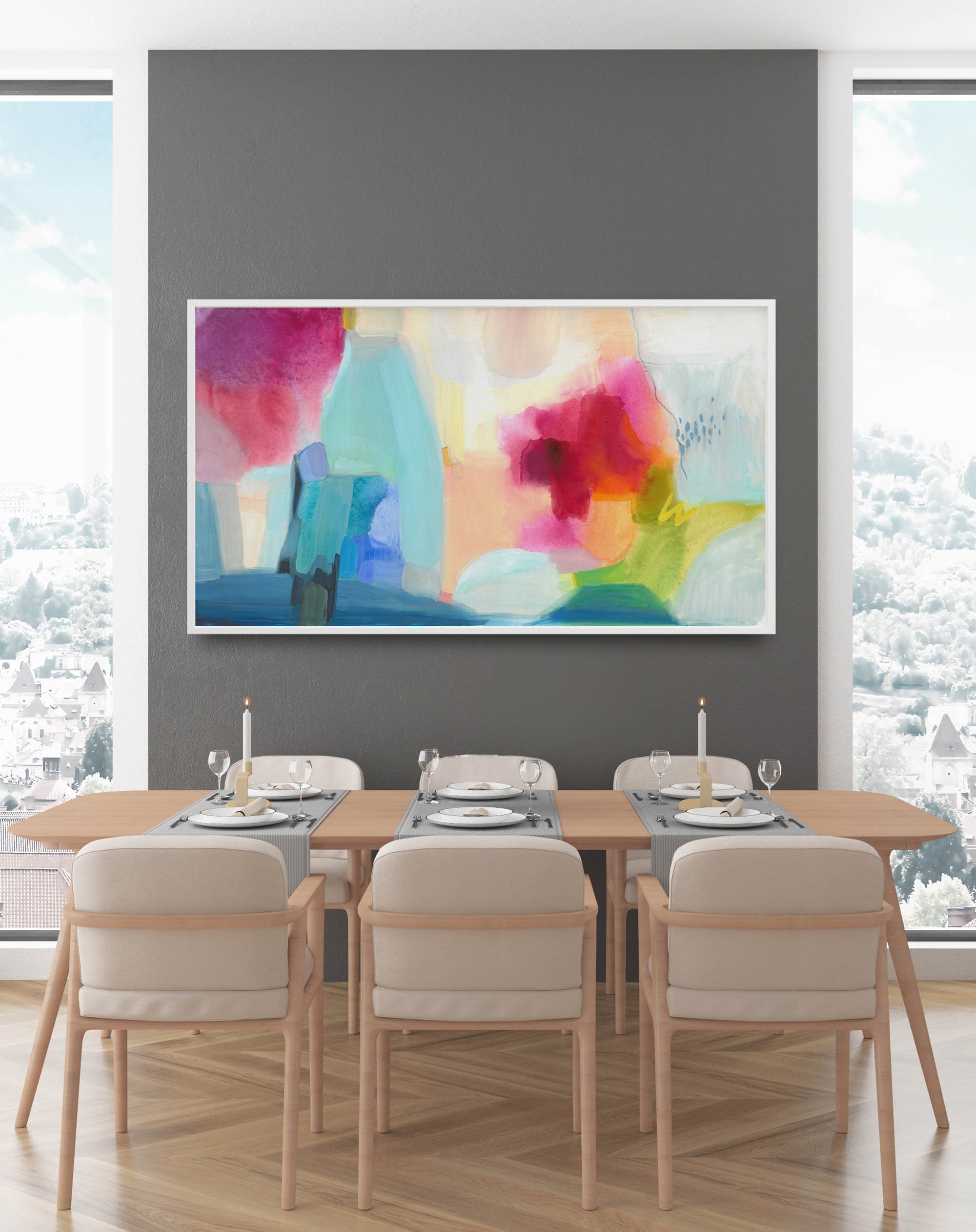 Extra large wall art Original acrylic painting Oversized wall | Etsy