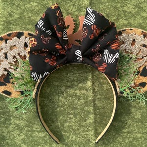 Animal Kingdom Disney Ears, Tree of Life Inspired Disney Ears, Animal Print Ears, Disney Ears, Mickey Ears, Minnie Ears, MADE TO ORDER