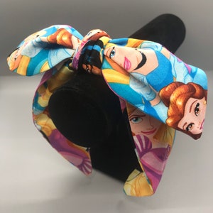 Opaska z supełkiem Disney Princess, opaska na głowę Disney Princess, opaska z supełkiem, opaska na głowę, kokarda, GOTOWA DO WYSYŁKI