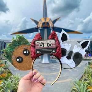 Guardians of the Galaxy Ears, Cosmic Rewind Inspired Disney Ears, GoG Ears, Groot Ears, Mickey Ears, Minnie Ears, Mouse Ears, MADE TO ORDER