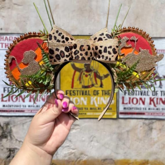 Hakuna Matata Ears, Lion King Inspired Disney Ears, Mickey  display picture 2