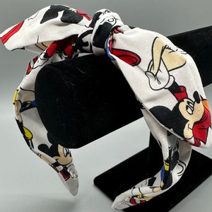 Classic Mickey Knotband, Mickey Through the Ages Headband, Disney Knotband, Disney Headband, Knotband, Headband, Bowband, READY TO SHIP