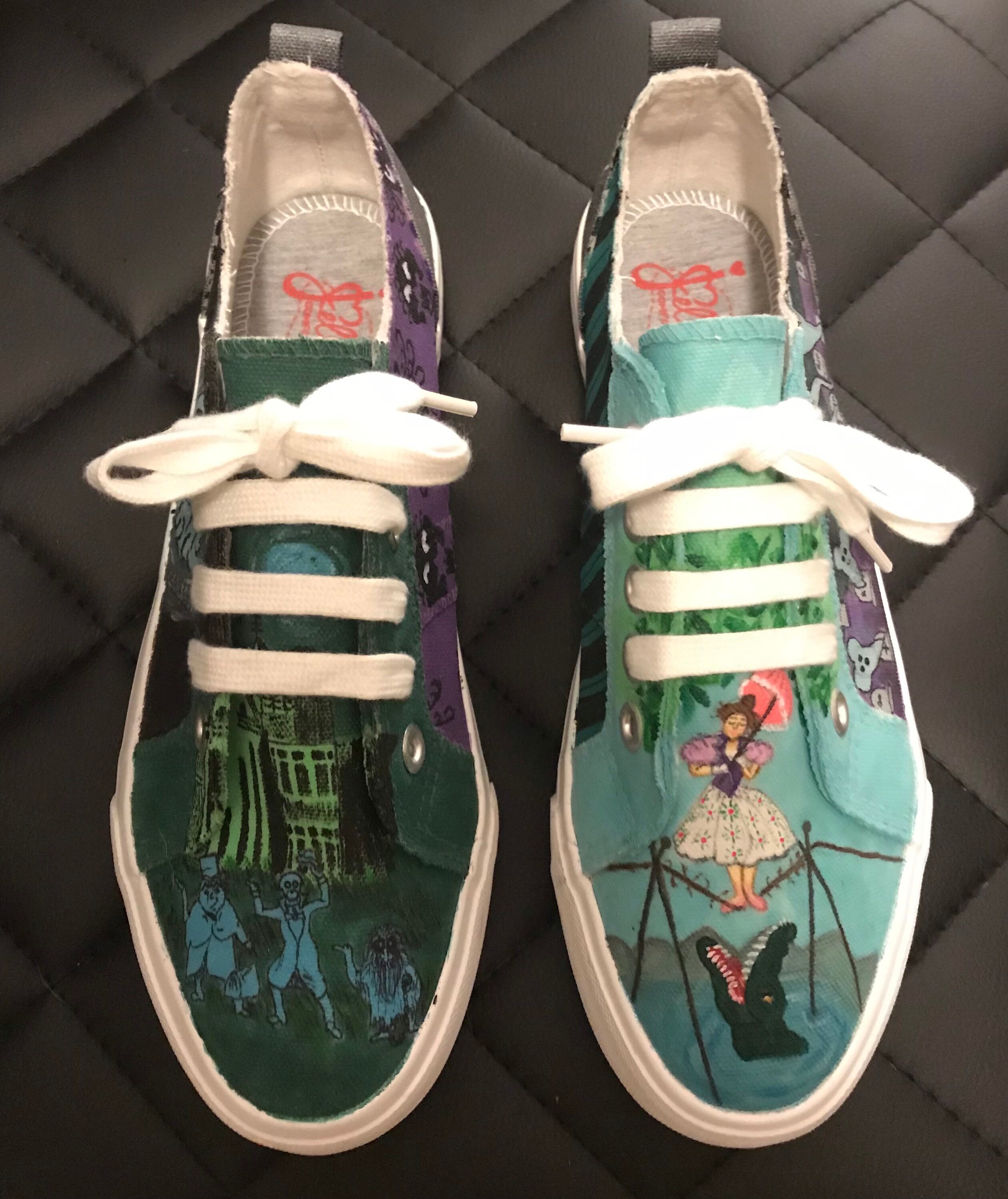 Disney Custom Handpainted Shoes Custom Disney Shoes Etsy