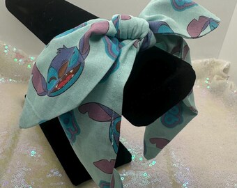 Disney Stitch Knotband, Experiment 626 Headband, Stitch Headband, Disney Lilo & Stitch Headband, Knotband, Headband, Bowband, READY TO SHIP