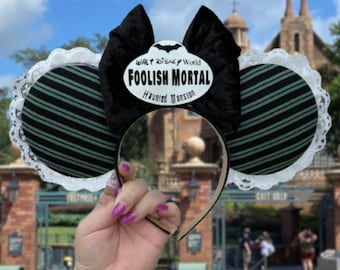 Haunted Mansion Maid Ears, Haunted Mansion Inspired Disney Ears, Ghost Host Ears, Disney Ears, Mickey Ears, Minnie Ears, MADE TO ORDER