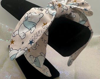 Disney Winnie de Poeh roze knoopband, Pooh Bear hoofdband, honderd hectare hout, knoopband, hoofdband, boogband, KLAAR VOOR VERZENDING