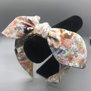 Opaska z supełkiem Disney Princess Floral, Opaska na głowę Disney Princess, Opaska Disney, Opaska na głowę, Opaska na głowę, Kokarda, GOTOWA DO WYSYŁKI