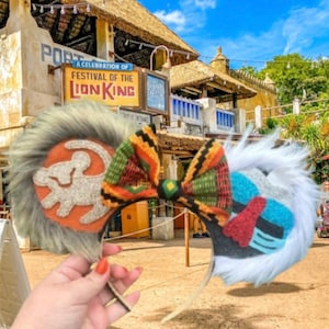 Rafiki Inspired Disney Ears, Lion King Inspired Ears, Disney Ears, Mickey Ears, Minnie Ears, Mouse Ears, MADE TO ORDER