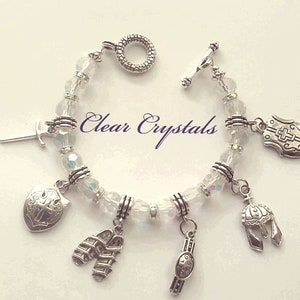 Armor of God Christian Charm Bracelet Jewelry