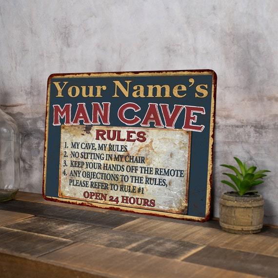 Garage Sign, Man Cave Tool Shed Decor, Gifts For Men, Dad