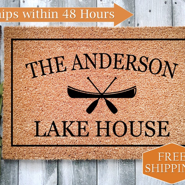 Lake House Doormat Etsy