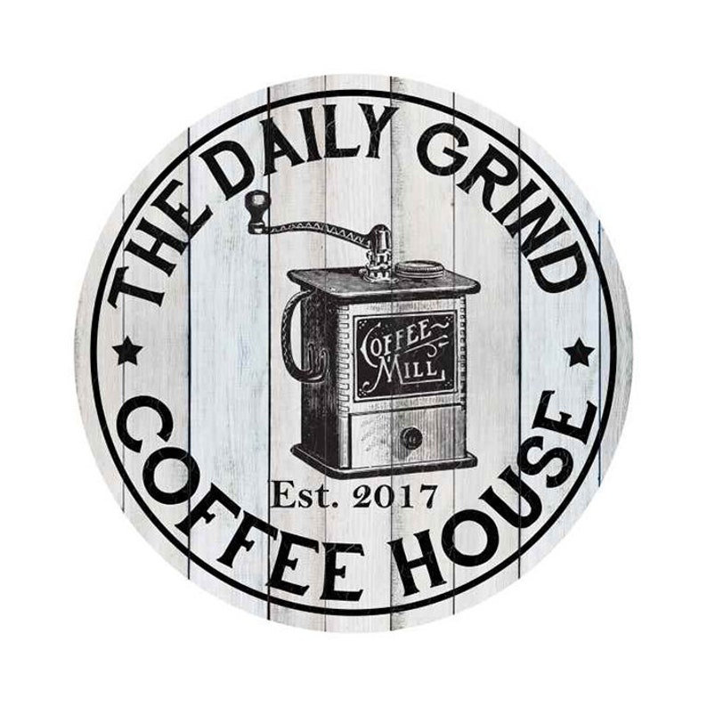 Your Name Personalized Coffee House Farmhouse Rustic Style Etsy