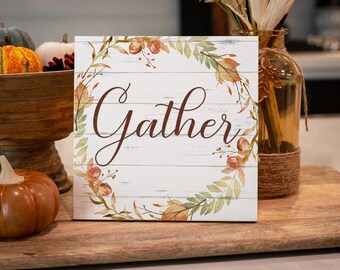 Fall Decor, Fall Sign, Wood Sign, Fall Home Decor, Fall Porch Decor, Gift For Her, Fall Wall Art, Happy Harvest, Wall Decor, Seasonal Decor