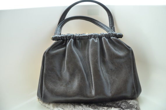 Vintage Dark Brown Purse - image 1