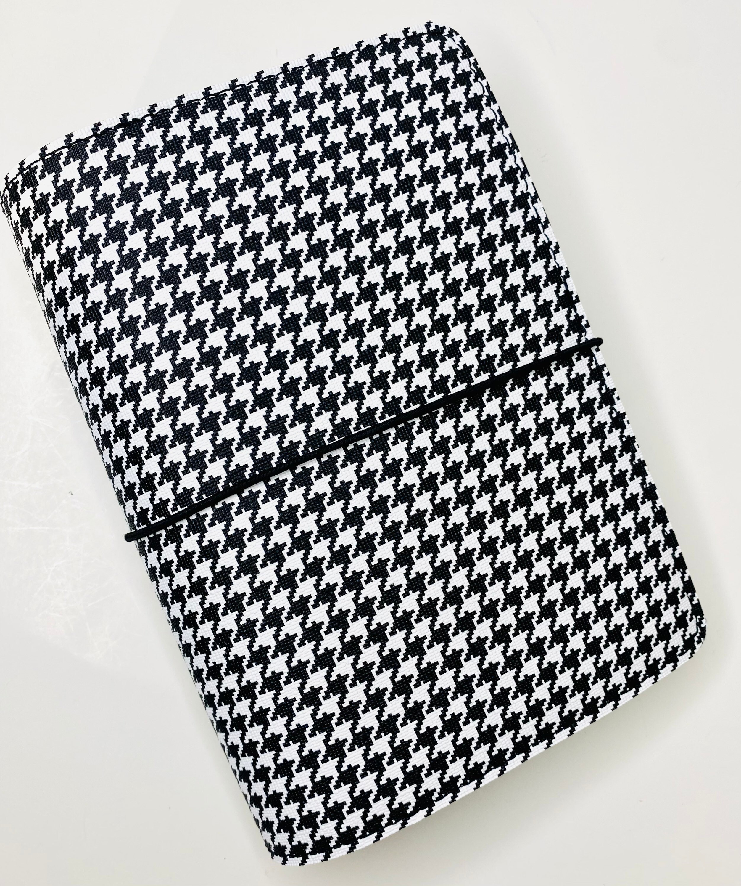 Black and white planner cover. Handmade planner cover faux | Etsy