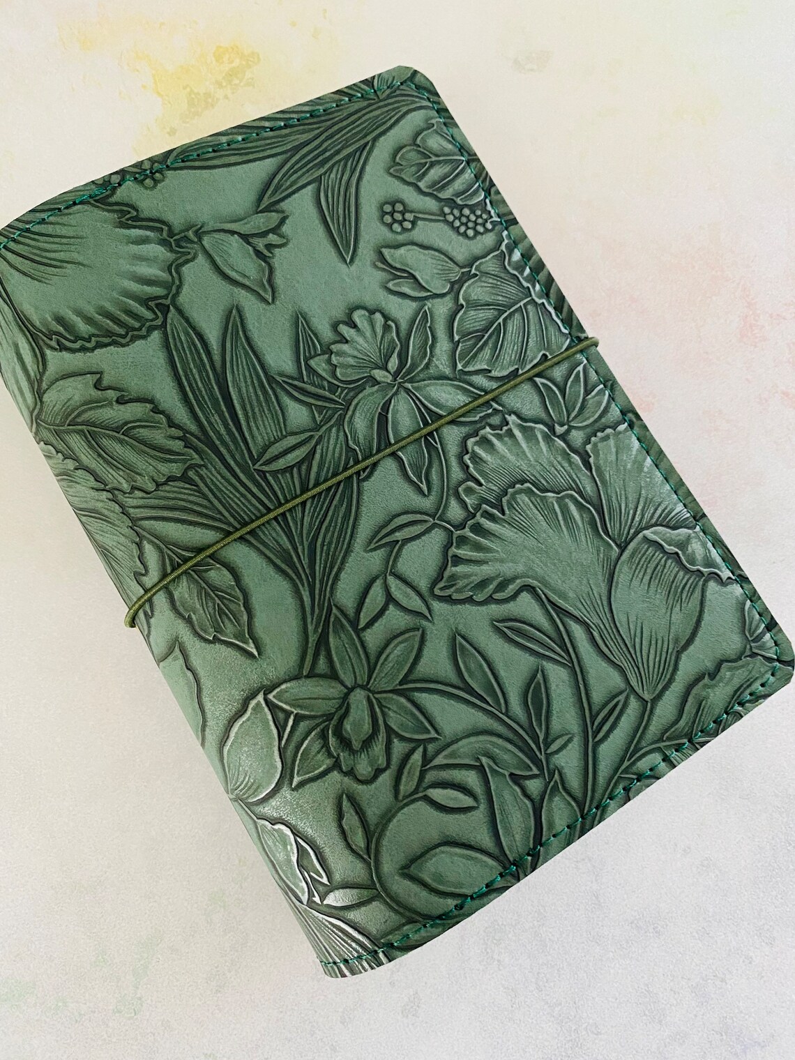 Handmade Faux Leather Planner Cover. Embossed Faux Leather Etsy