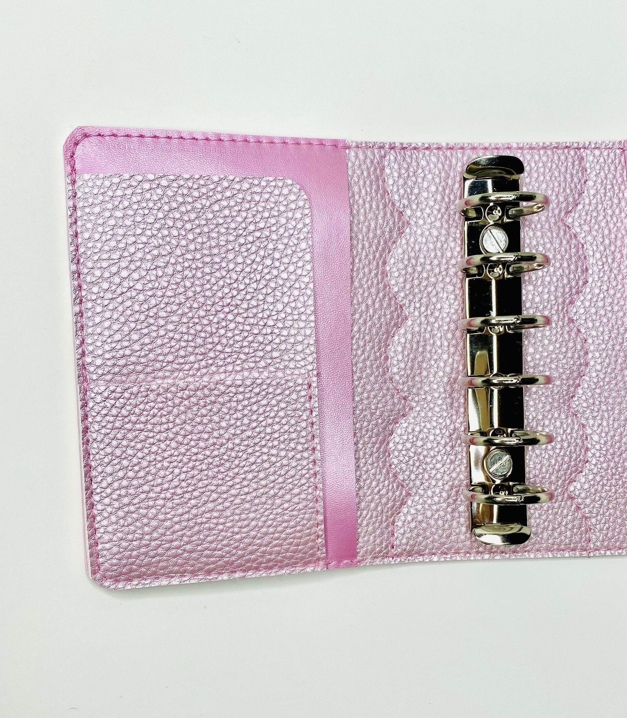 Pocket size planner with 25mm rings. A7 Faux leather planner. Etsy