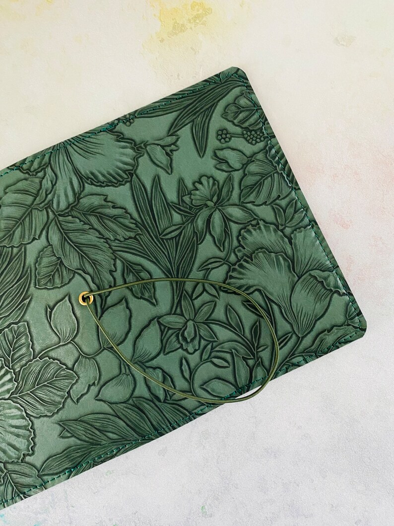 Handmade Faux Leather Planner Cover. Embossed Faux Leather Etsy