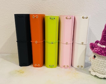 Handmade Faux Leather Planner cover. Traveler’s notebook cover. Vegan leather planner cover. Planner cover. Traveler’s notebook