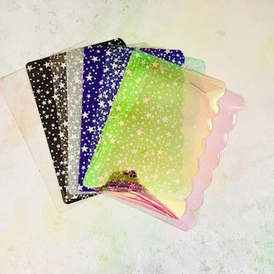 Handmade jelly dashboard. Pocket size accessories. B6 dashboard. A5 handmade dashboard. A6 jelly  page marker. Planner dashboard. Jelly page