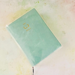 Handmade jelly cover for A6 Hibino planner. Jelly cover for A6 Hibino planner. Hibino A6 jelly cover