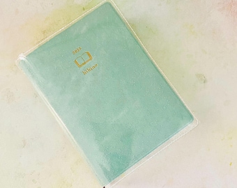Handmade jelly cover for A6 Hibino planner. Jelly cover for A6 Hibino planner. Hibino A6 jelly cover