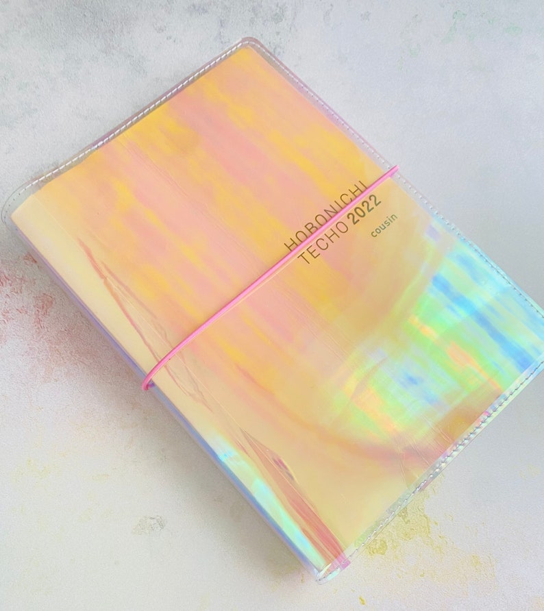 Handmade Hobonichi Techo Cousin Jelly cover. A5 Hobonichi Jelly cover. Hobonichi planner cover. Jelly planner cover. Hobonichi accessories afbeelding 2