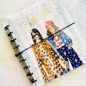 Handmade Jelly cover for Classic Happy planner. Happy planner jelly cover. Handmade jelly cover. Jelly planner cover. Happy planner cover.