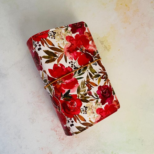 Handmade Textured Faux Leather Planner Cover. Travelers Etsy