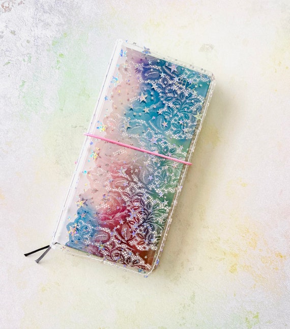 Handmade Holographic Jelly Cover for Hobonichi Weeks. Hobonichi Weeks Jelly  Cover. Jelly Weeks Cover. Hobonichi Accessories. Jelly Cover 