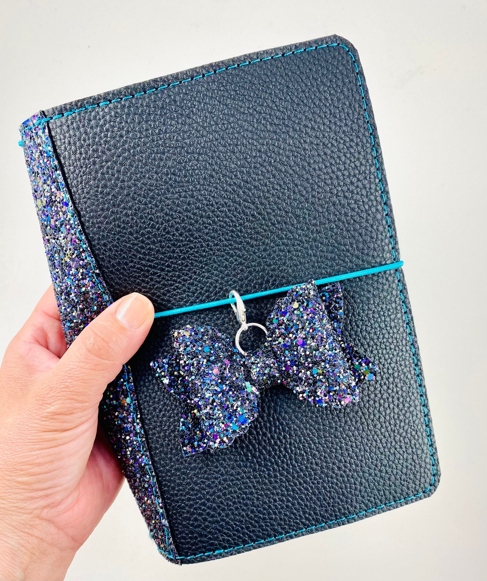 Handmade faux leather planner cover. Travelers notebook Etsy