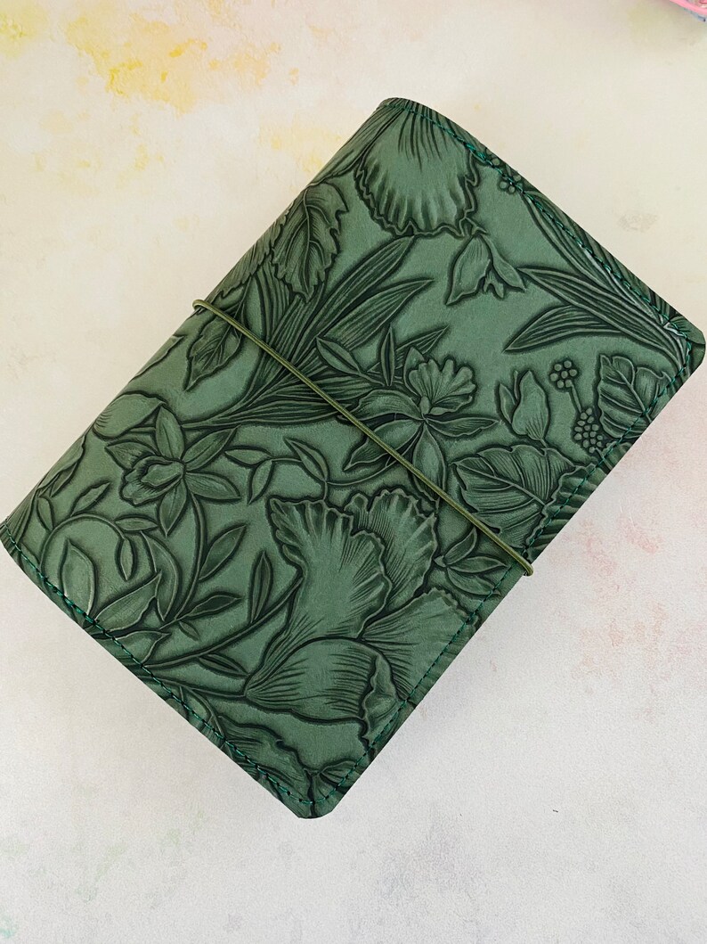 Handmade Faux Leather Planner Cover. Embossed Faux Leather Etsy