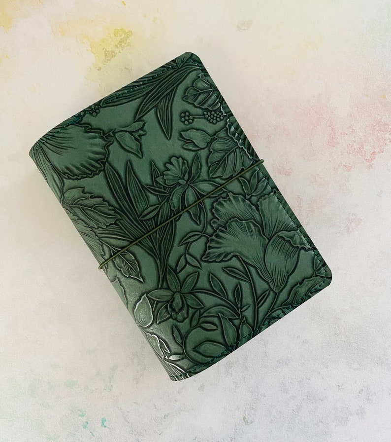 Handmade Faux Leather Planner Cover. Embossed Faux Leather Etsy